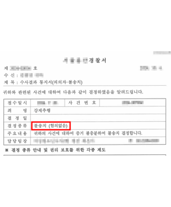 성추행경찰조사