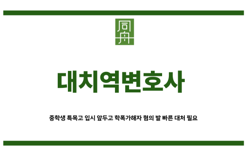 대치역변호사