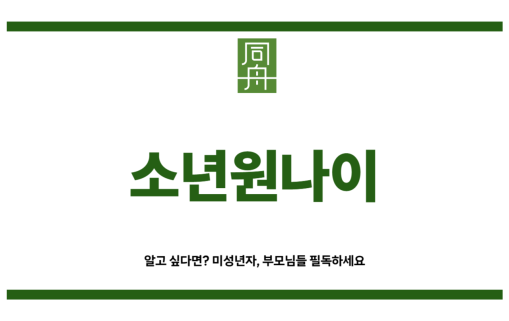 소년원나이