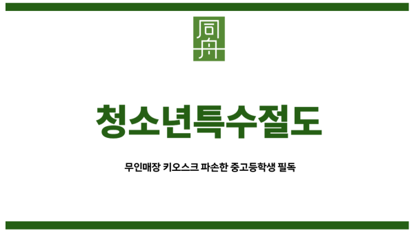 청소년특수절도