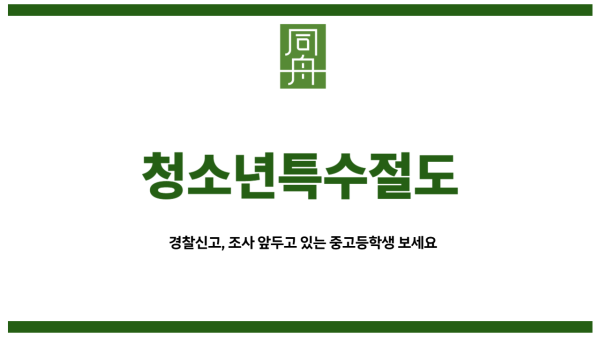 청소년특수절도