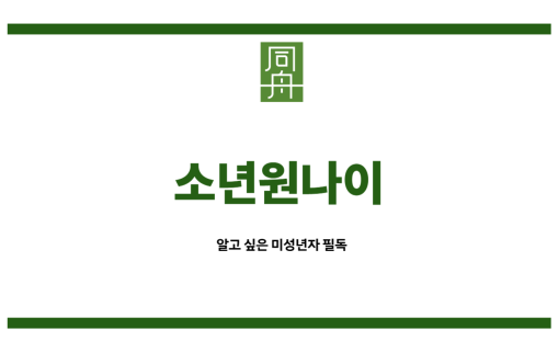 소년원나이